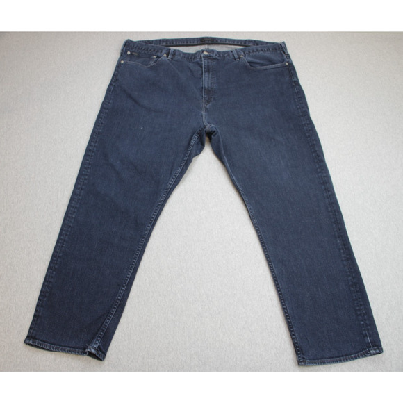 Polo Ralph Lauren Jeans Mens 48B x 30 Blue Cotton Blend Stretch Denim Dark Wash - Picture 1 of 8